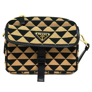 Prada shoulder bag pouch beige